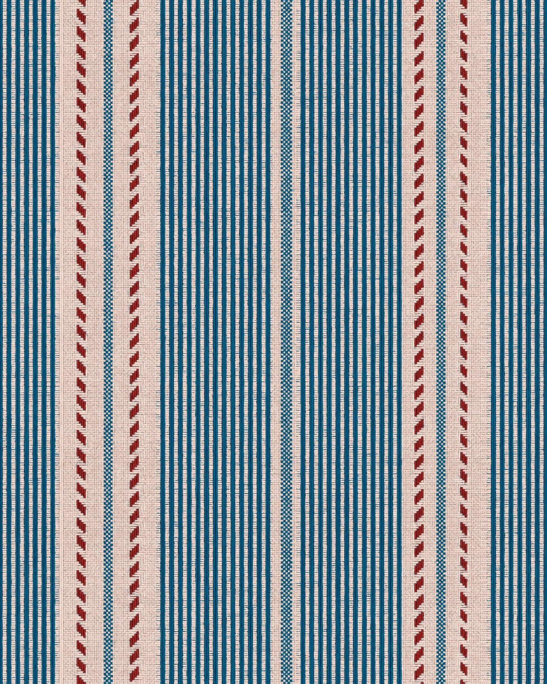 Berber Stripes Wallpaper - Blue