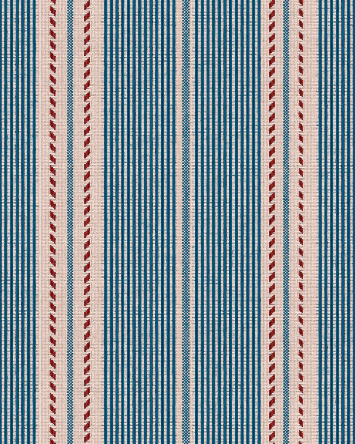 Berber Stripes Wallpaper - Blue