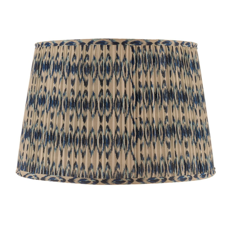Blue Eyes Patterned Ikat Lampshade