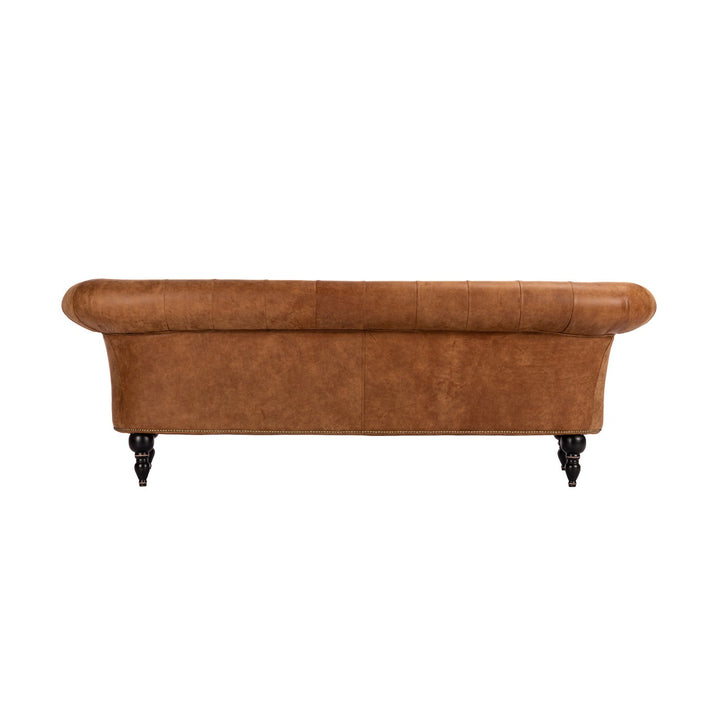 Chesterfield Sofa - Camel Leather