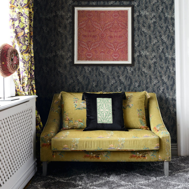 Baron Chinoiserie Velvet Tufted Sofa