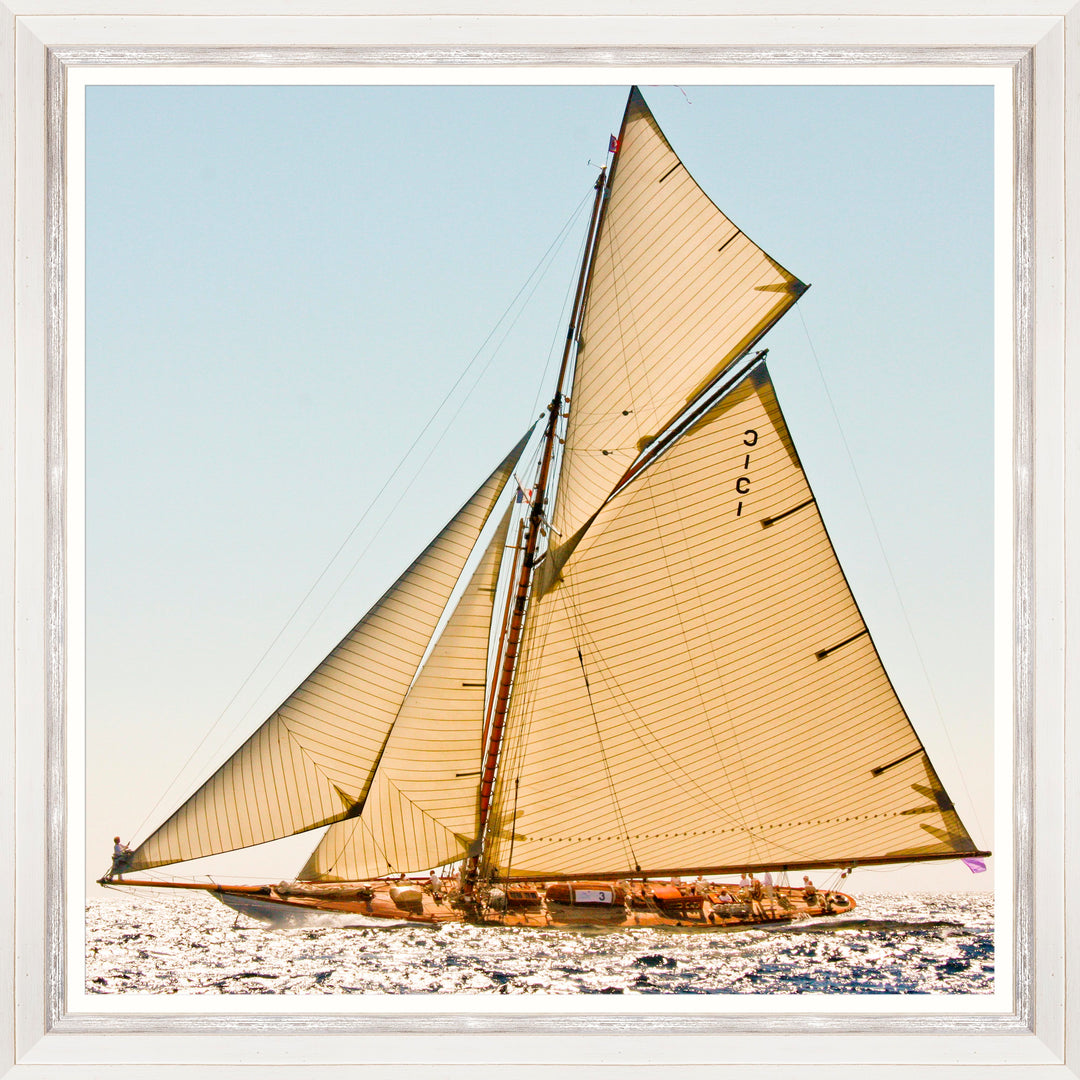 Sailing Race I Framed Art