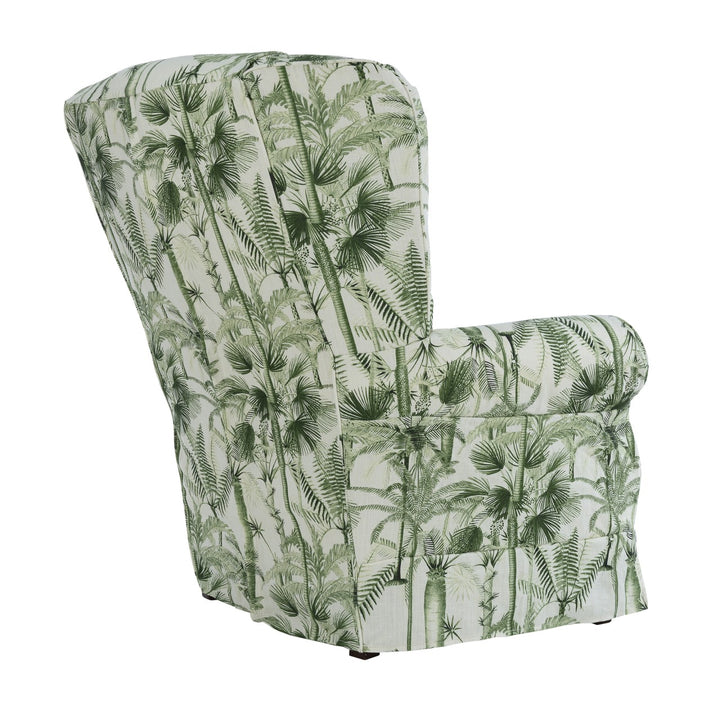 Dakota Skirted Armchair - Palmera Cubana Linen