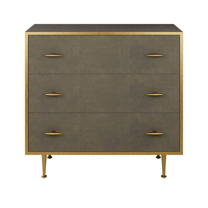 Hampton Chest Of Drawers - Grey Shagreen