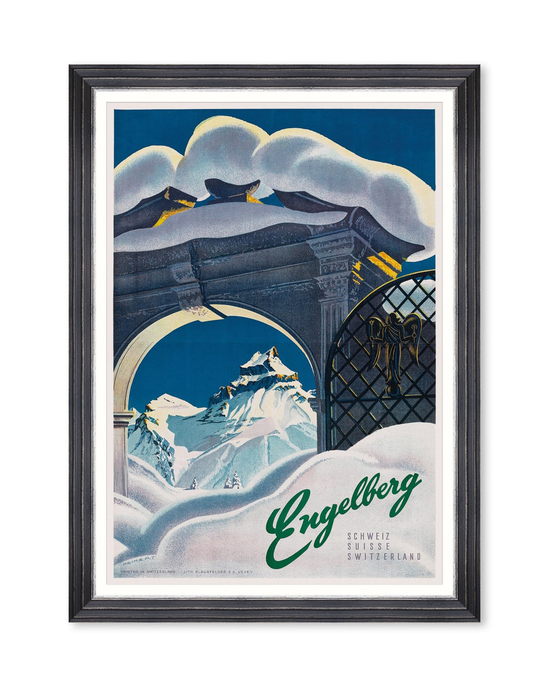 Engelberg Poster Framed Art