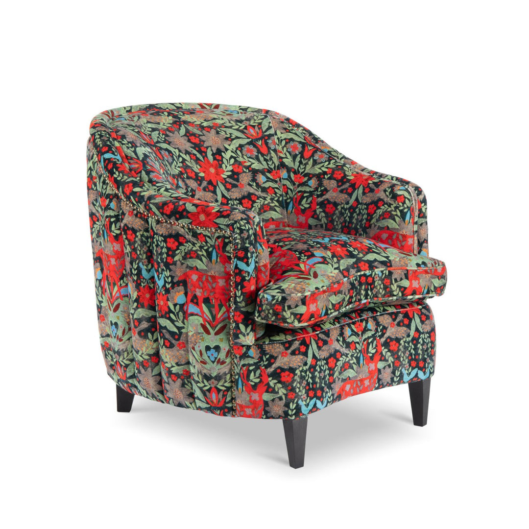 Scarlett Chair - Der König Black Velvet