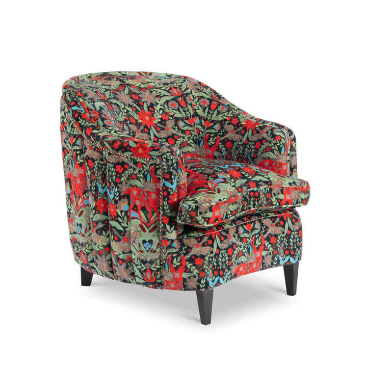 Scarlett Chair - Der König Black Velvet