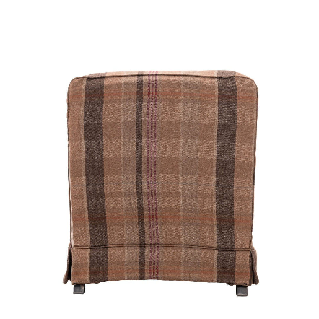 Evelyn Skirted Armchair - Chalet Plaid