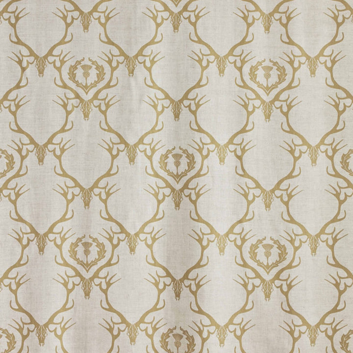 Deer Damask Fabric