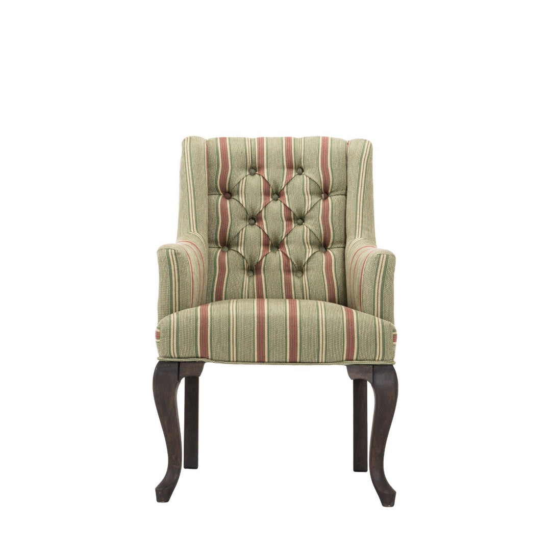 Fitzroy Tufted Chair - Tyrolean Stripes
