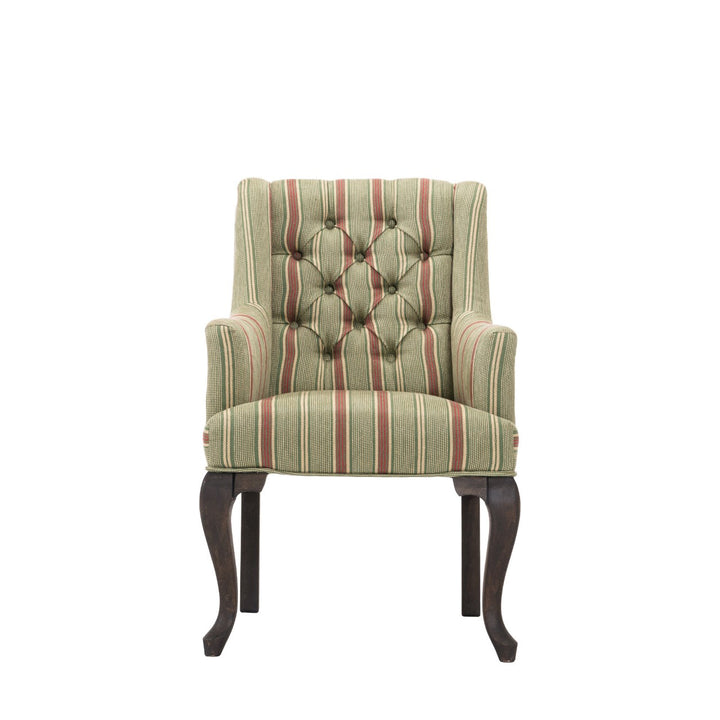 Fitzroy Tufted Chair - Tyrolean Stripes