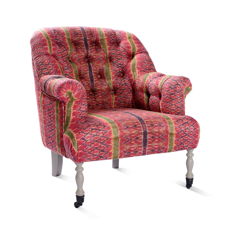 St Germaine Tufted Chair - Lakai Linen