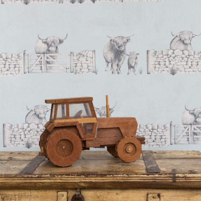 Highland Fling Wallpaper by Juliet Travers