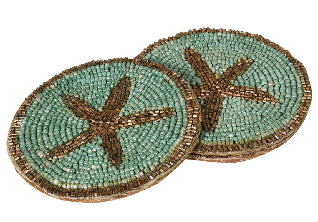 Mallorca Bead Coasters - Set of 4