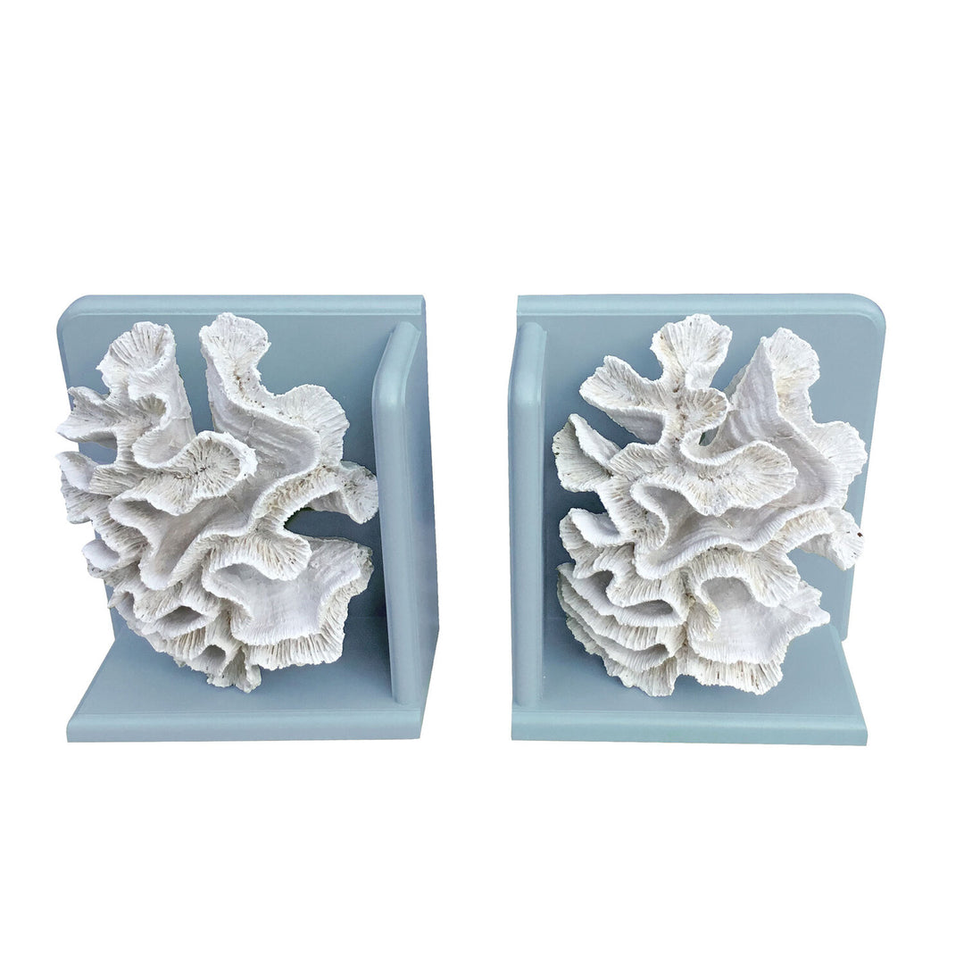 Coral Book Ends