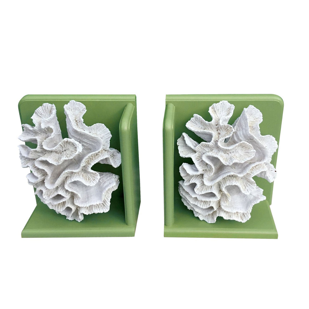 Coral Book Ends