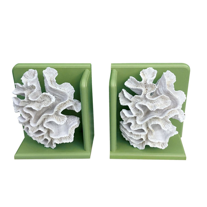 Coral Book Ends