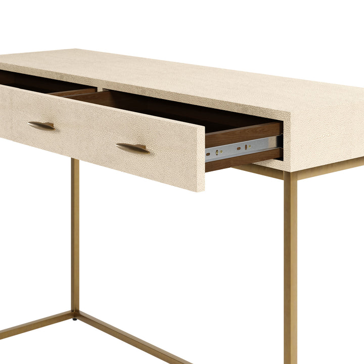 Hampton Console Table - Cream Shagreen
