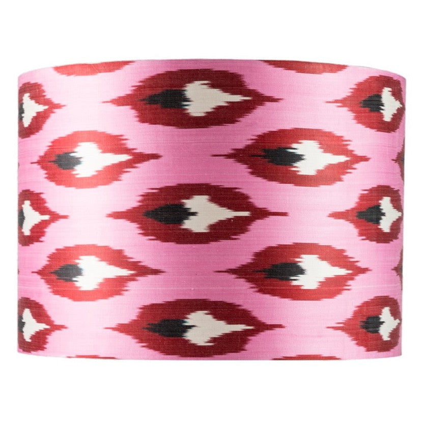 Liz Linen Ikat Lampshade | Designer Lampshades