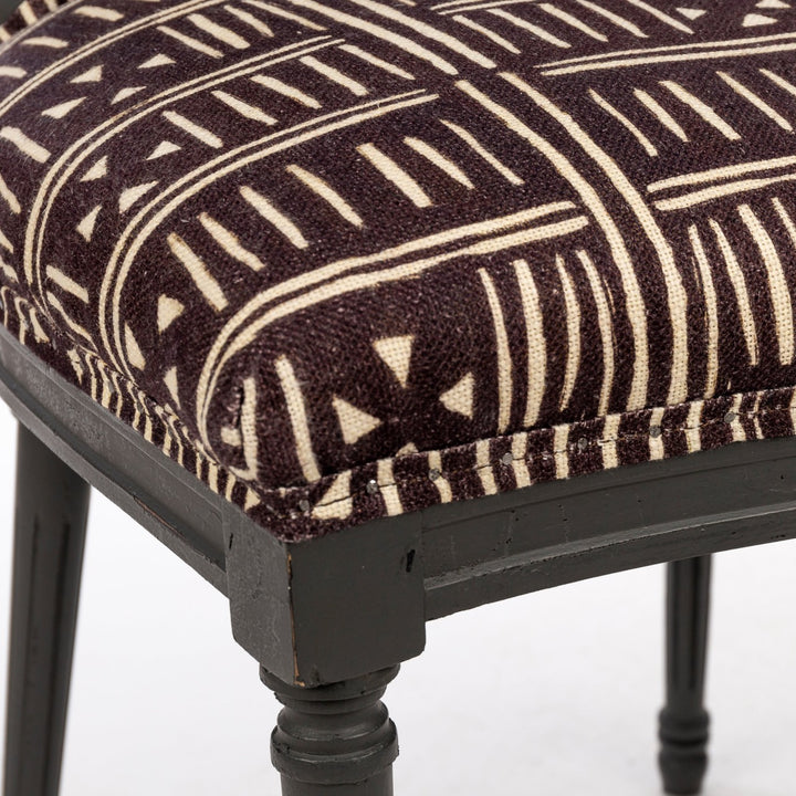 Provence Dining Chair - Bogolanfini Linen