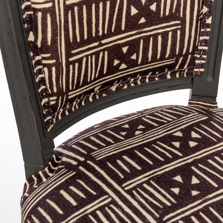 Provence Dining Chair - Bogolanfini Linen