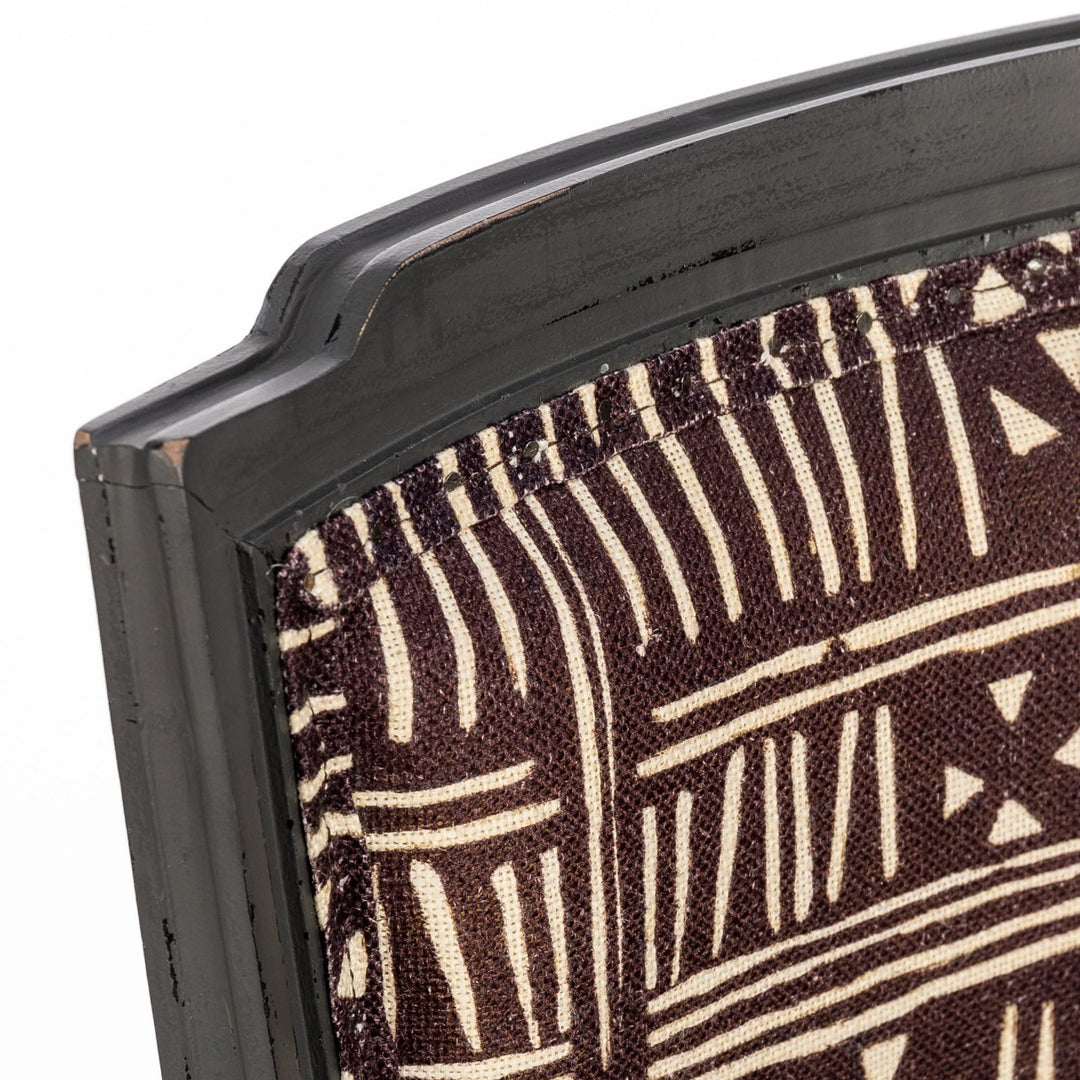 Provence Dining Chair - Bogolanfini Linen