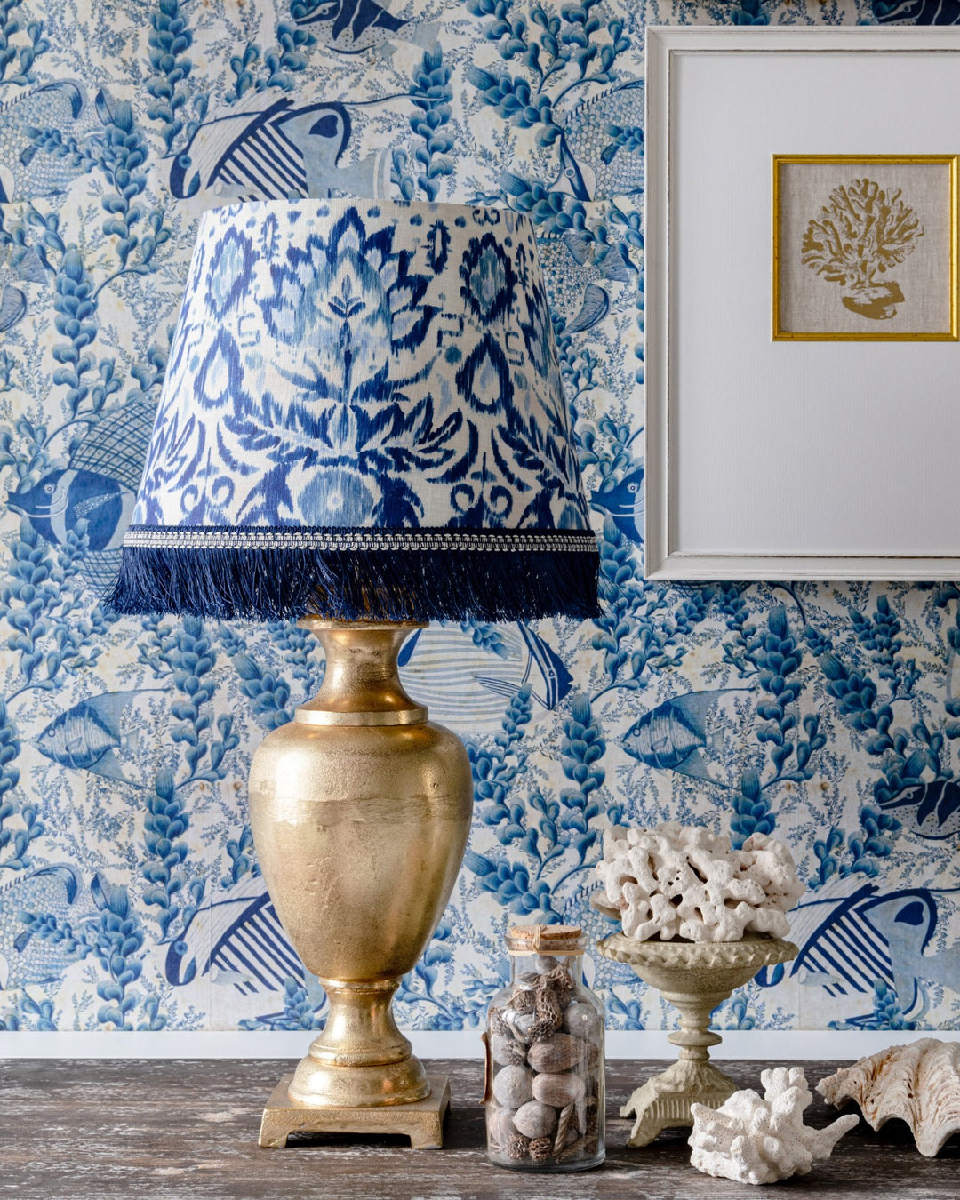 Ionian Linen Lampshade