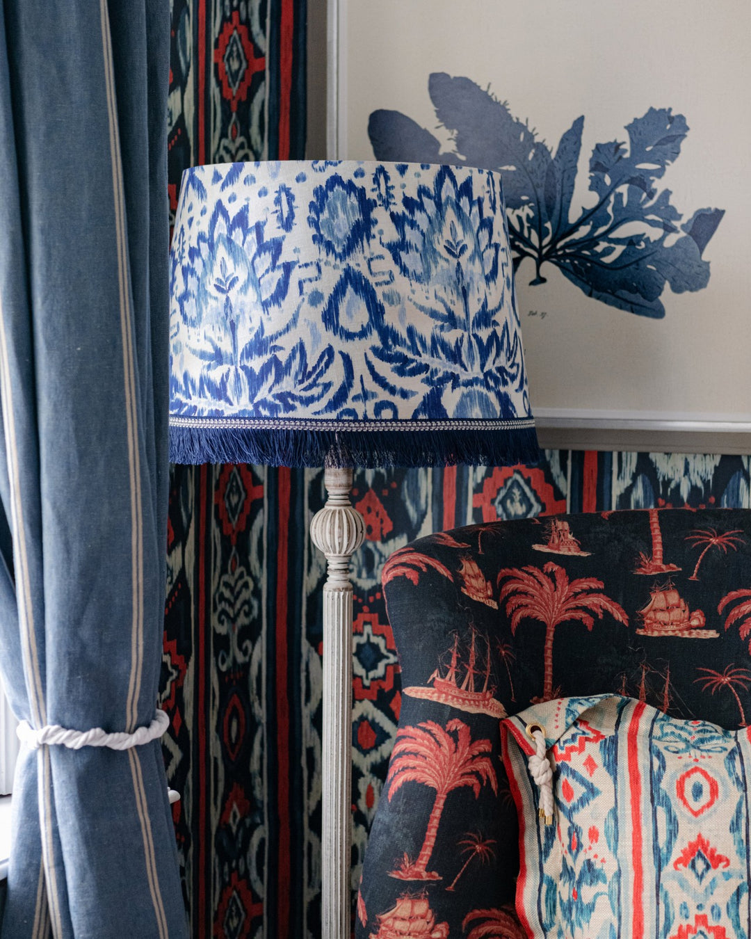 Ionian Linen Lampshade