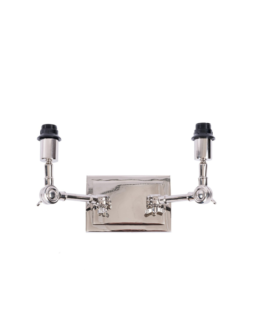 Joyce Double Arm Sconce in Polished Nickel