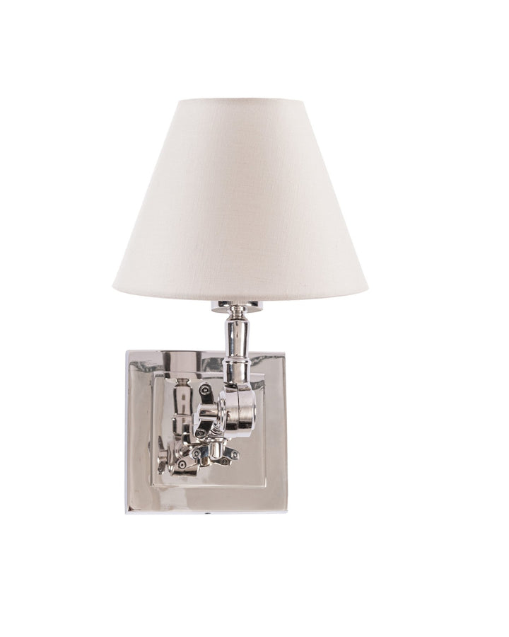 Joyce Single Arm Sconce in Polished Nickel