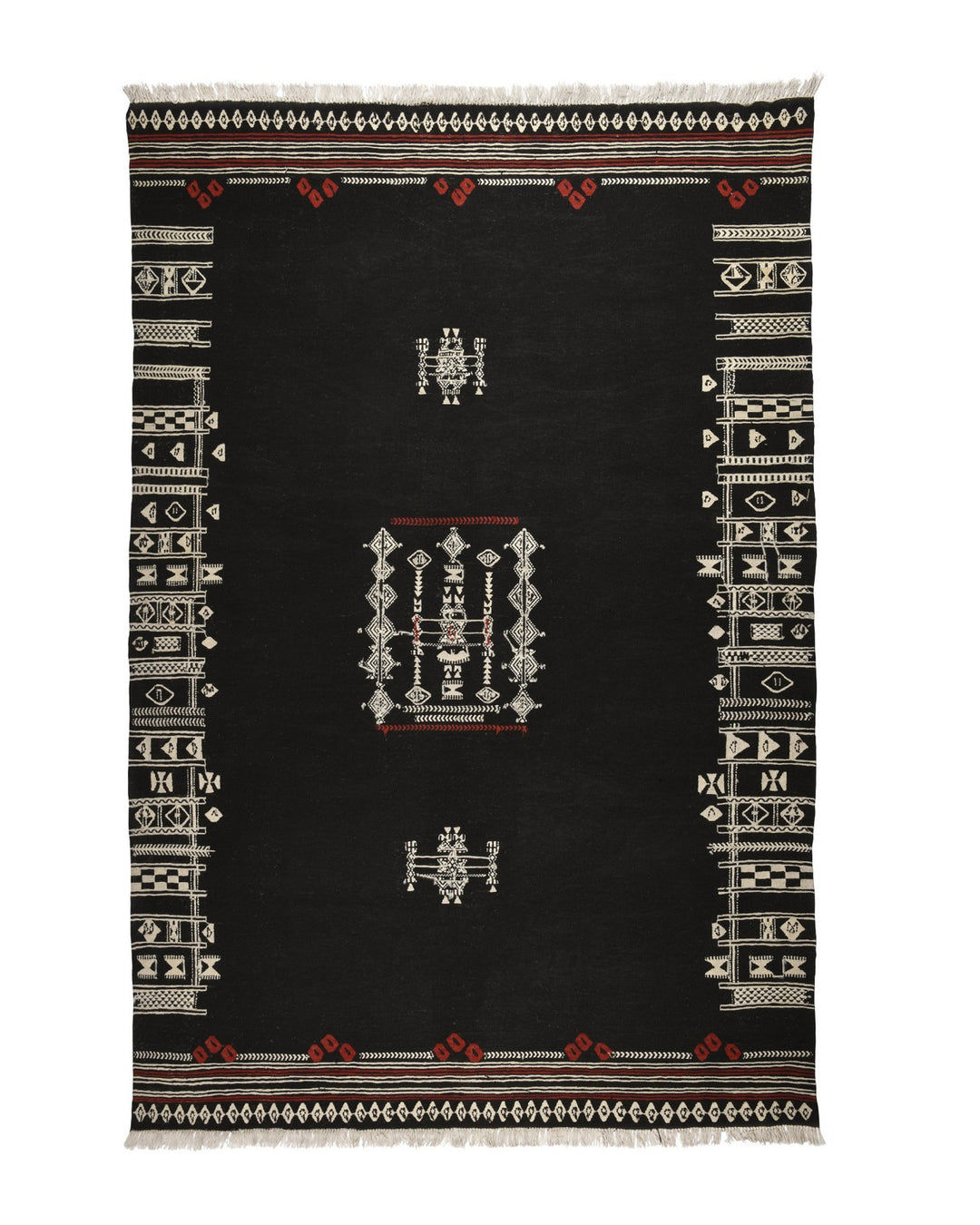 Yarasa Cocoa Wool Kilim Rug