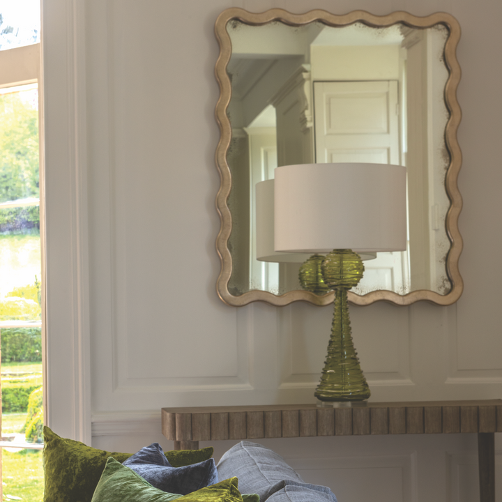 Keste Antique Silver Rectangular Mirror
