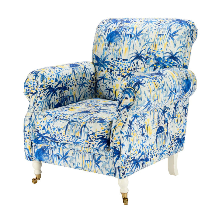 Kingston Armchair - Rhodes Cotton