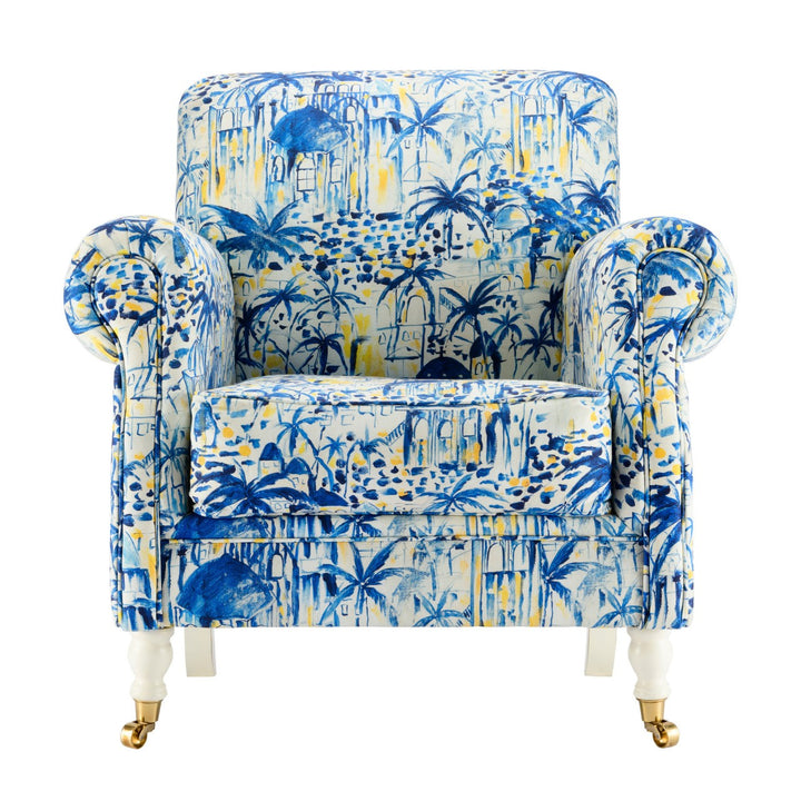 Kingston Armchair - Rhodes Cotton