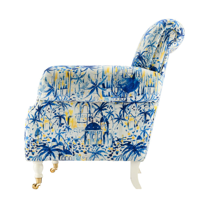 Kingston Armchair - Rhodes Cotton