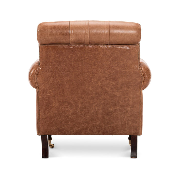 Kingston Armchair - Cambridge Hazelnut Leather