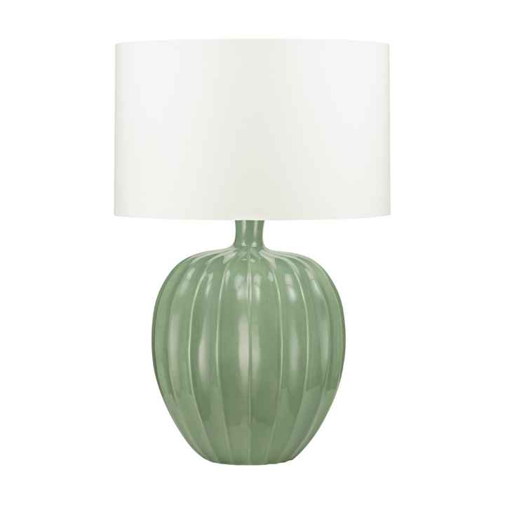 Kristiana Ceramic Table Lamp - Sage Green