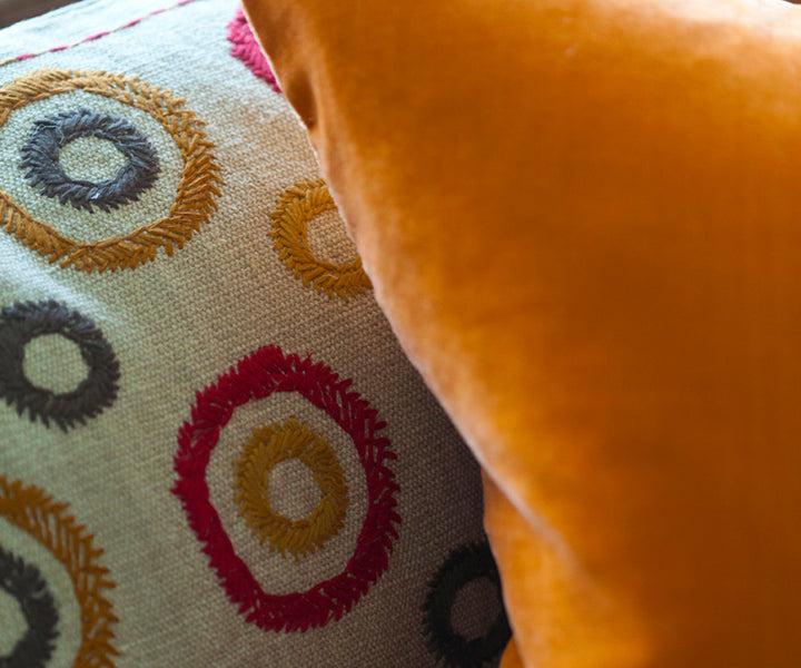 Zafora Ochre Cushion