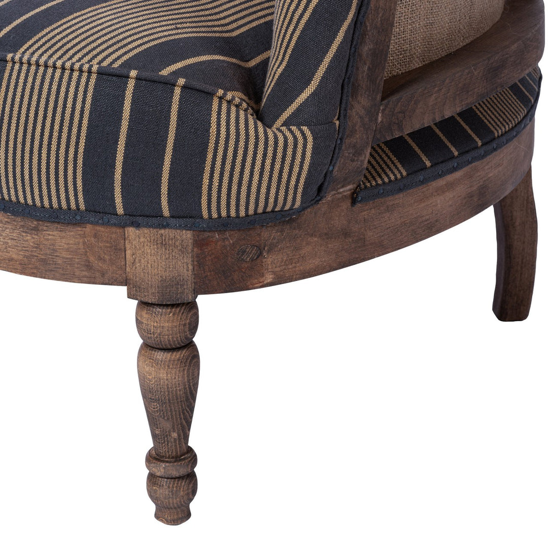 Louis Deconstructed Chair - Newport Stripes