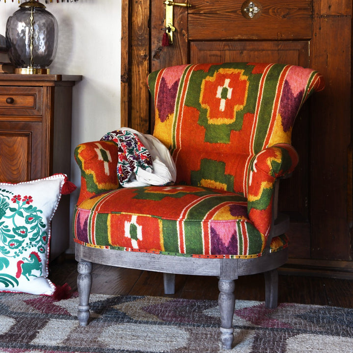 Louis Deconstructed Armchair - Erdely Linen