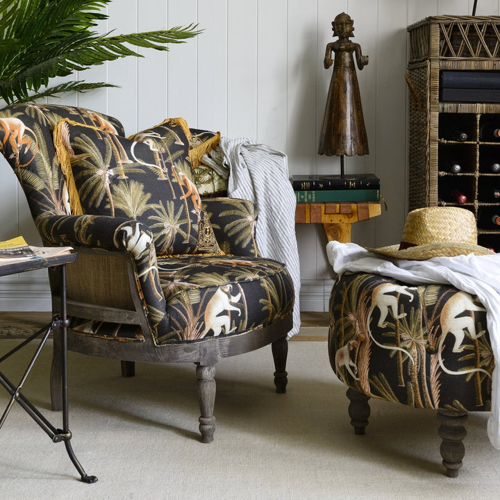 Louis Deconstructed Armchair - Barbados Linen