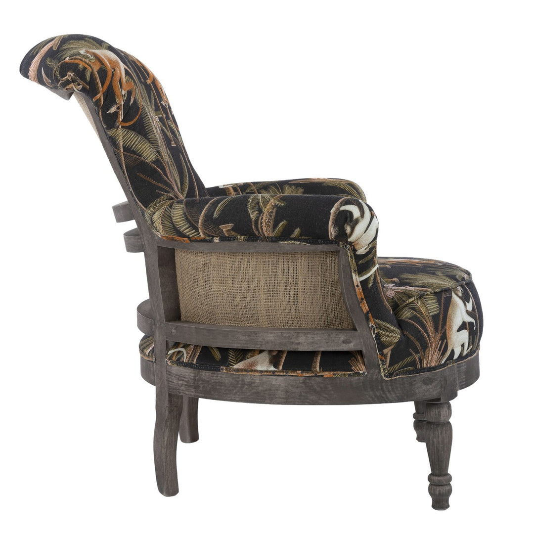 Louis Deconstructed Armchair - Barbados Linen