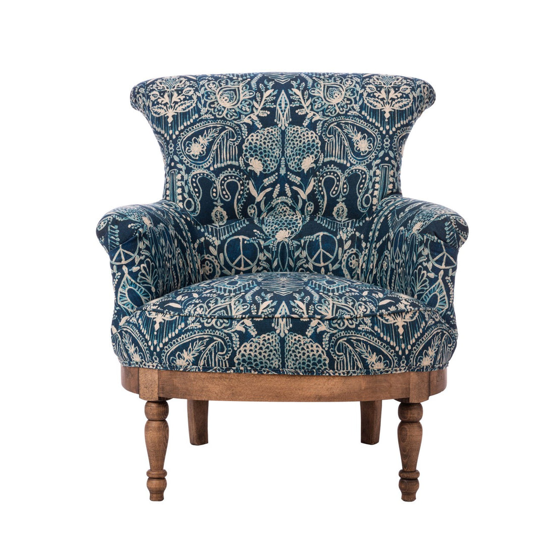 Louis Deconstructed Chair - Jingo Fabric