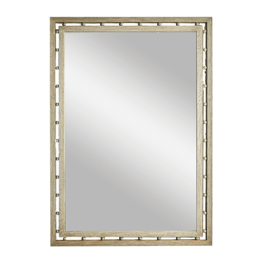 Morris Mirror - Greyed Oak | WILLIAM YEOWARD
