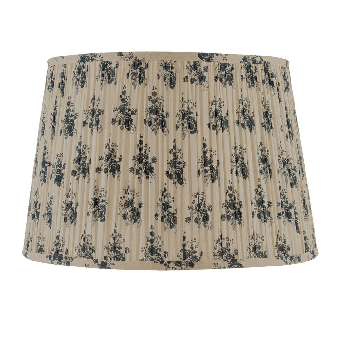 Myosotis Block Printed Cotton Lampshade