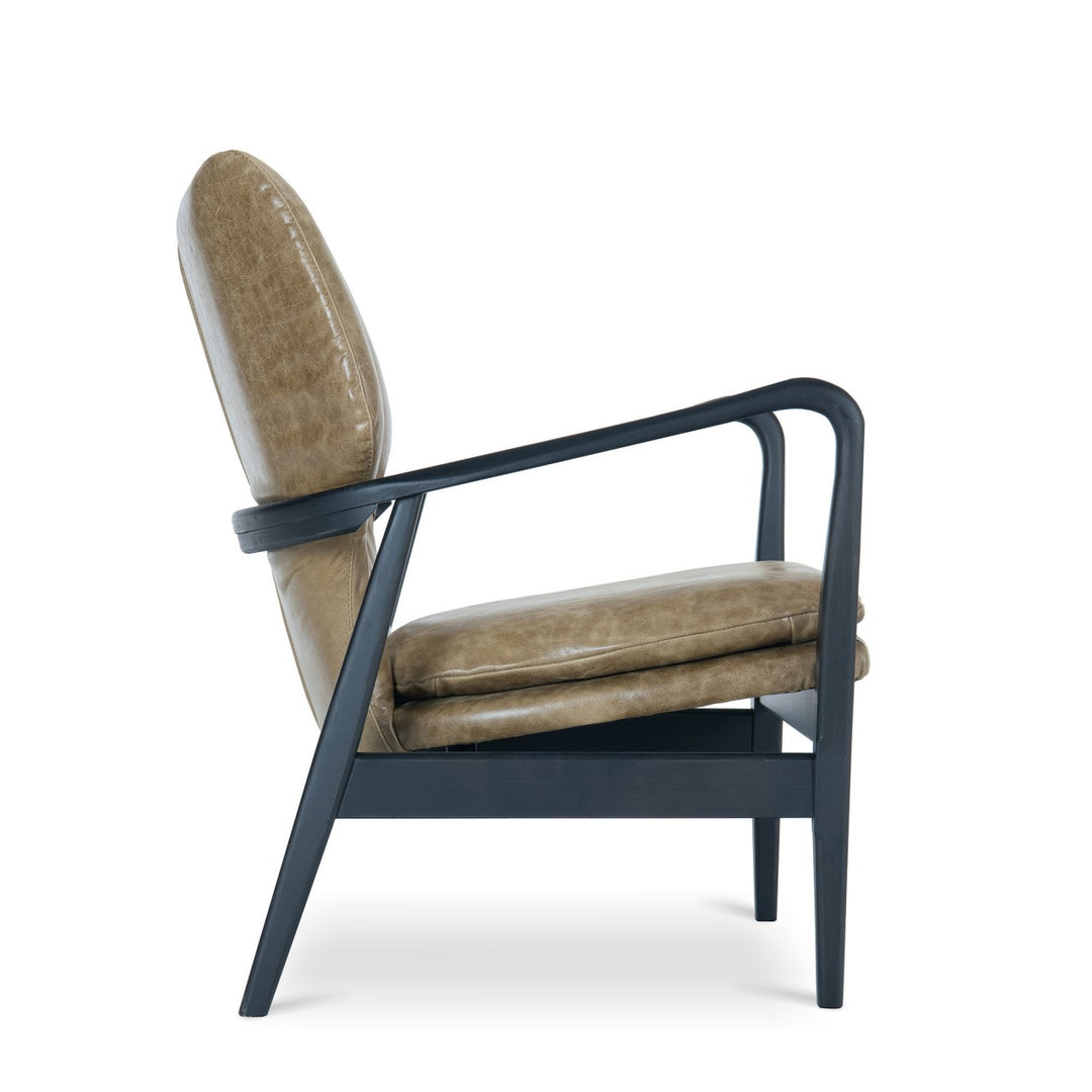 Brody Lounge Chair - Cambridge Sage Leather