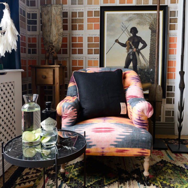 St Germaine Tufted Chair - Patola Linen