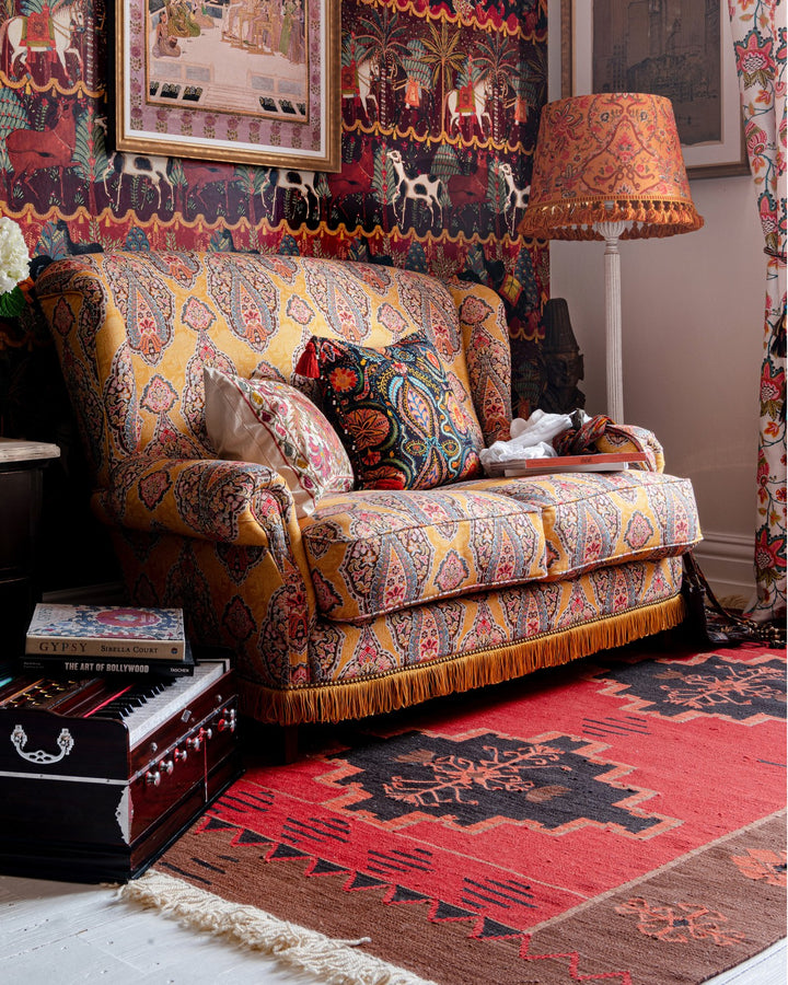 Yadigari Anatolia Red Wool Kilim Rug