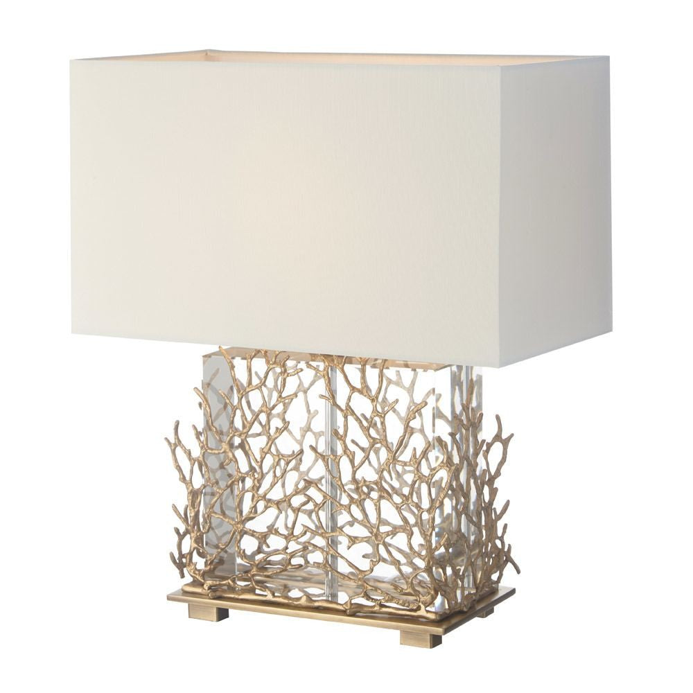 Ariel Antique Brass Table Lamp