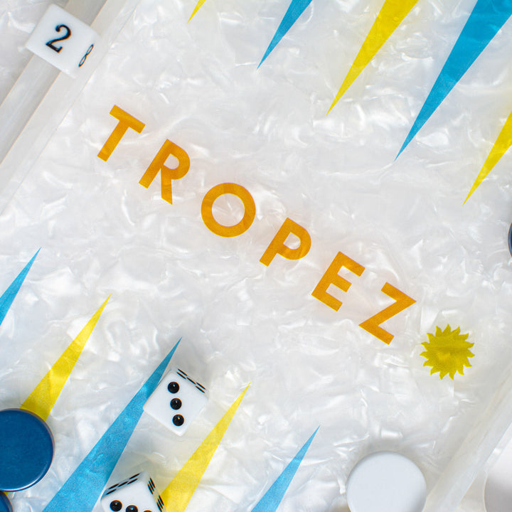 St Tropez Acrylic Backgammon